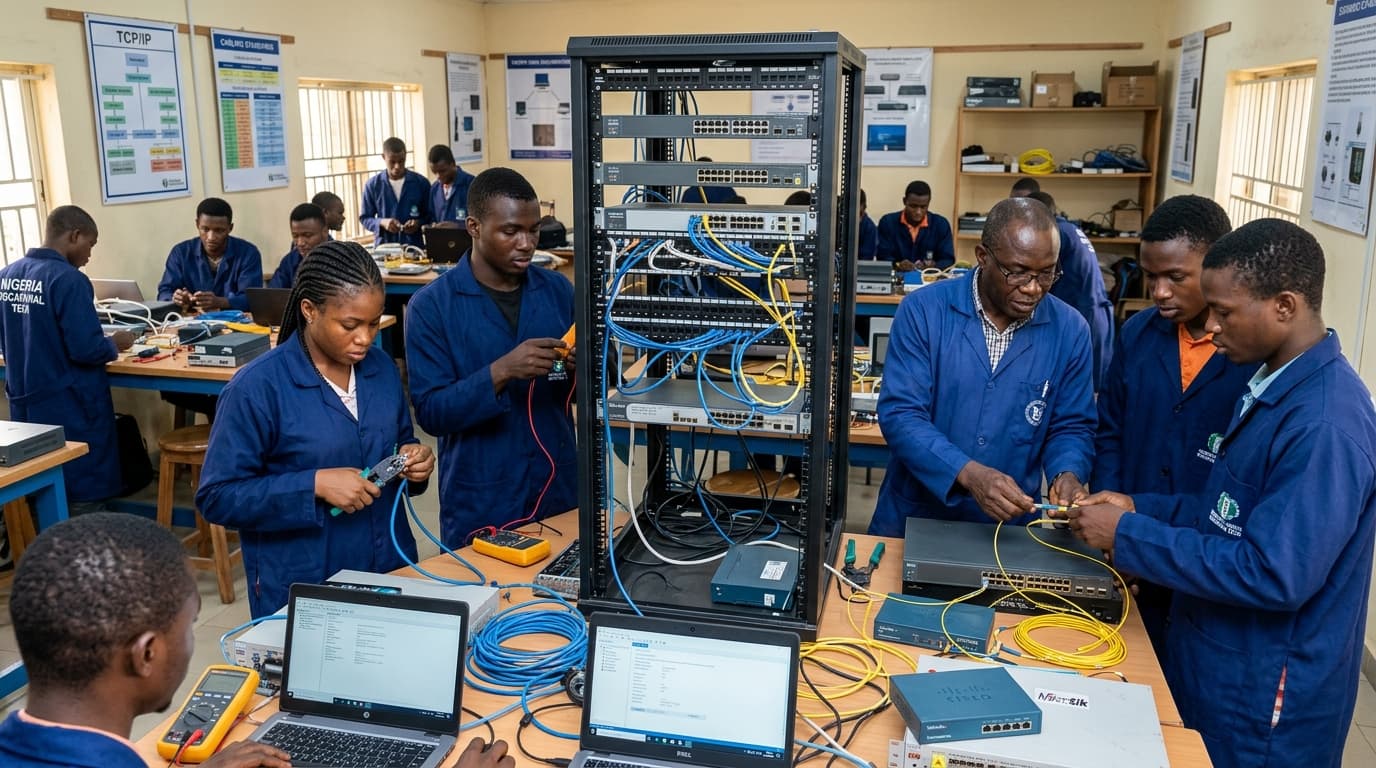 Adele Foundation Network System Installation technical training workshop